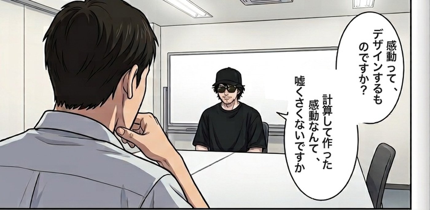 漫画『感動をデザインする』3コマ目