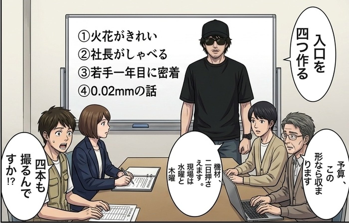 漫画『感動をデザインする』14コマ目