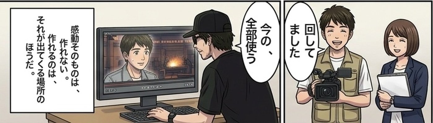 漫画『感動をデザインする』21コマ目