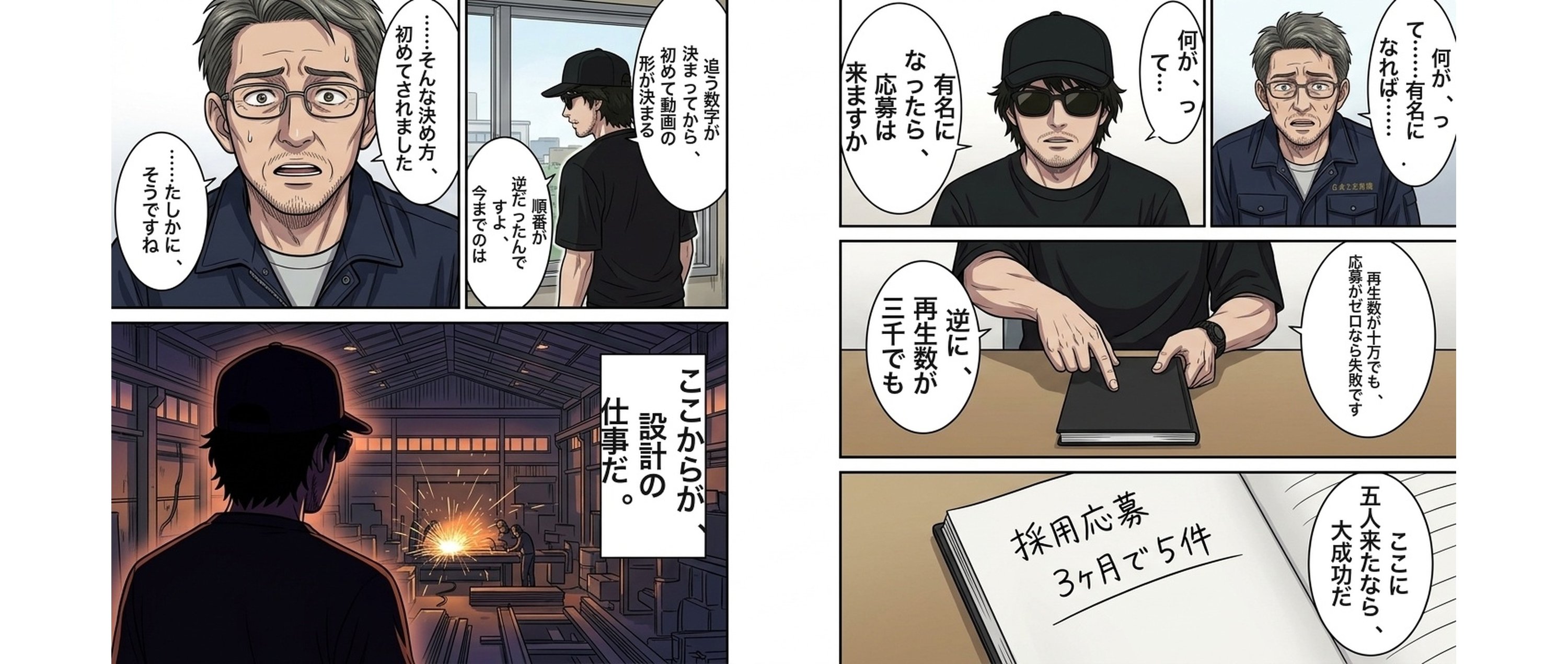 漫画『感動をデザインする』見開き3