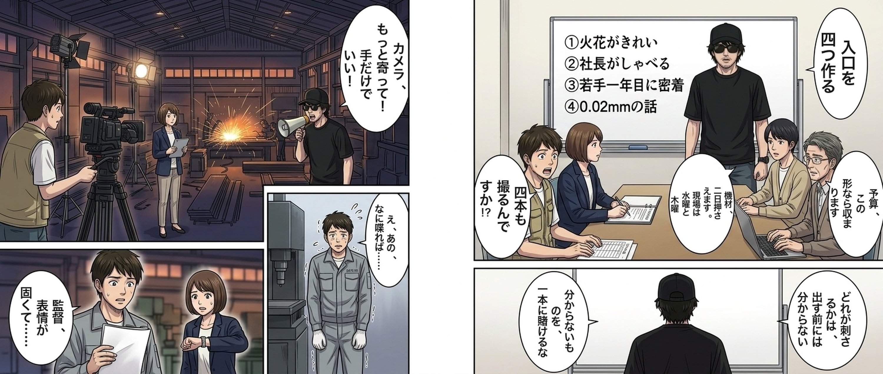 漫画『感動をデザインする』見開き4