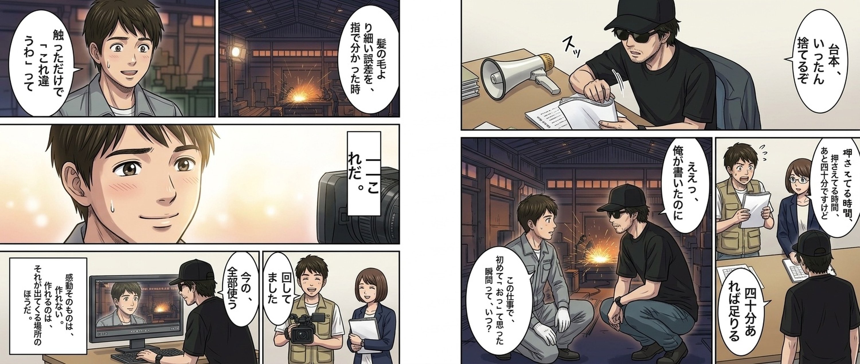 漫画『感動をデザインする』見開き5